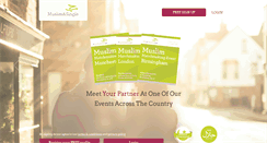 Desktop Screenshot of muslimandsingle.com